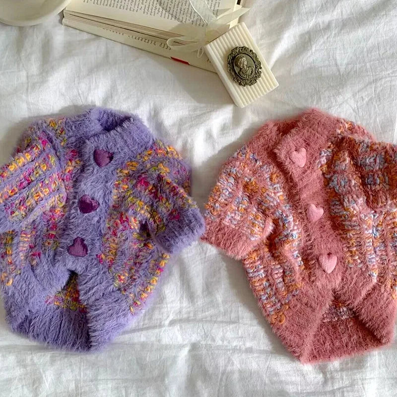 Pet Dog cardigan  Sweaters for Small Dogs