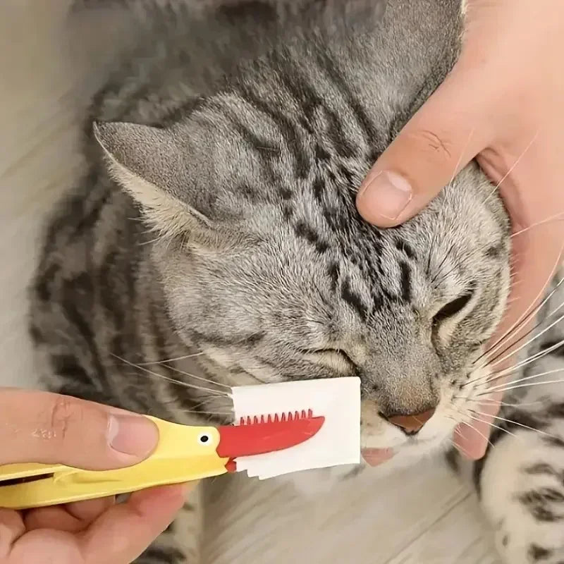 1PC Soft Silicon Cat Dog Pet Tear Brush