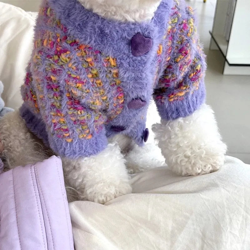 Pet Dog cardigan  Sweaters for Small Dogs