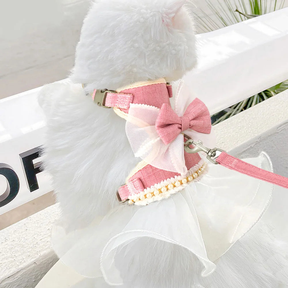 Nylon Cat Harness Leash Set