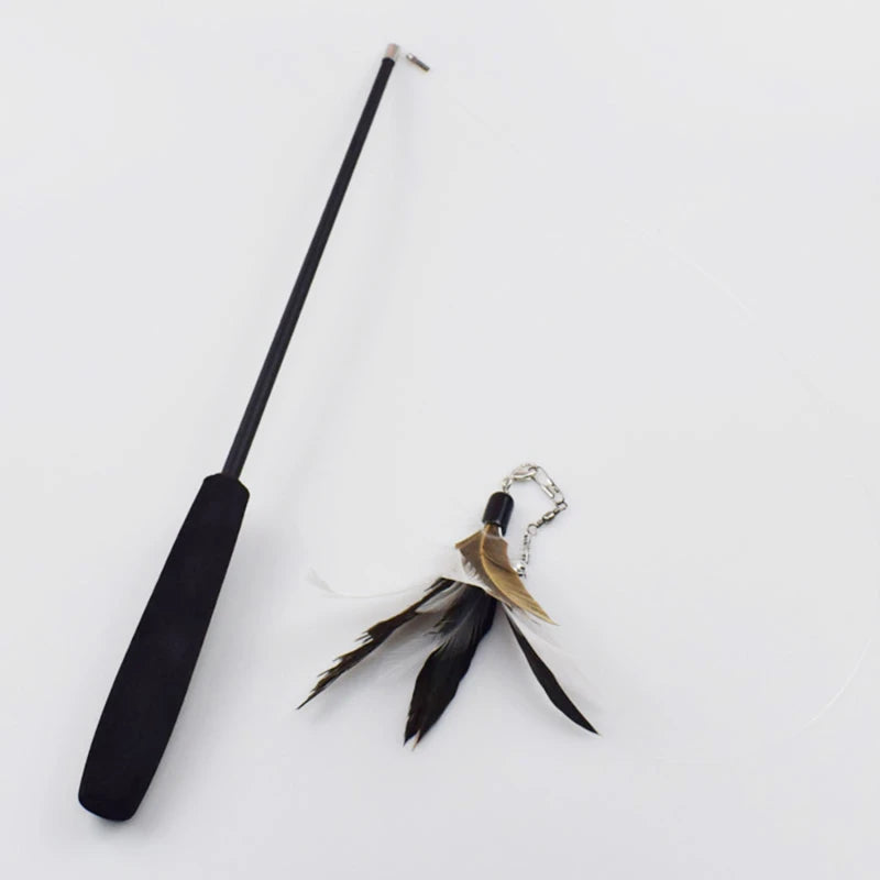 Cat Teaser Wands Three-section Telescopic Wand