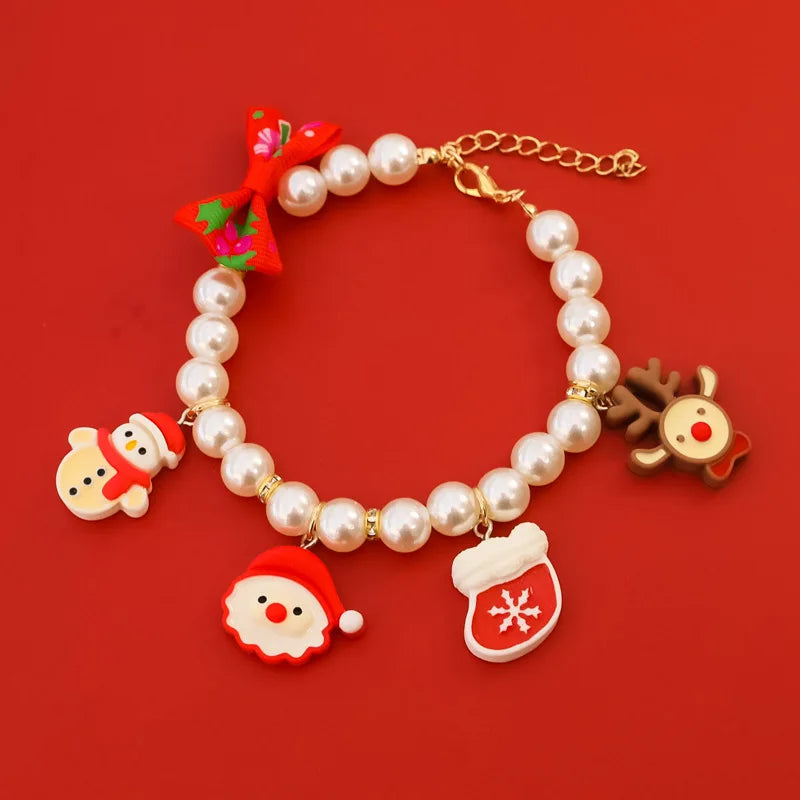 Christmas Collar Pendant Beads