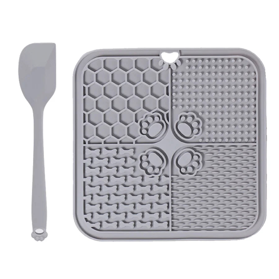 11 Colors Pet Slow Feeding Mat With Spatula