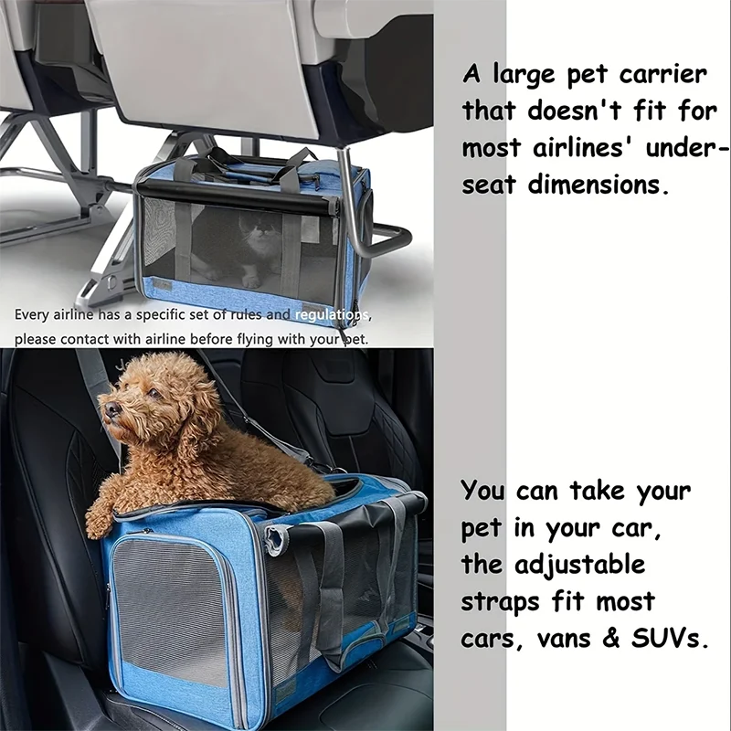 1pc Large Cat Portable Dog Carrier