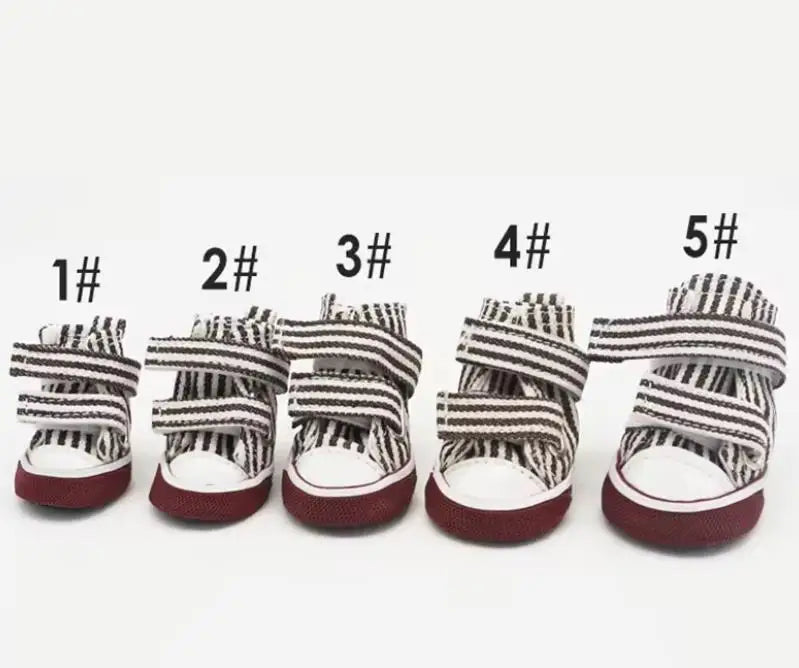 4 Pcs Puppy Pet Dog Anti-slip Shoes