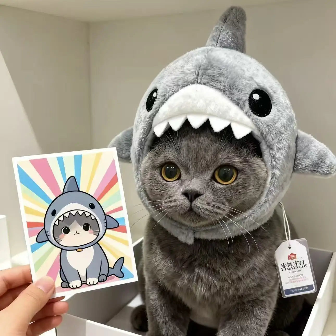 Cat headdress Shark