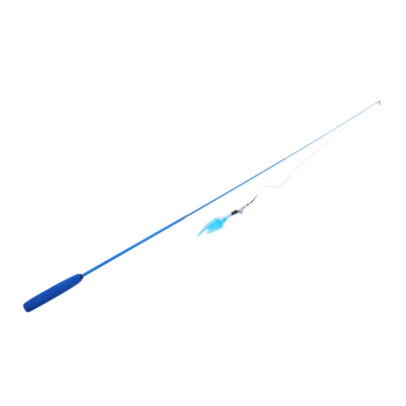 Cat Teaser Wands Three-section Telescopic Wand