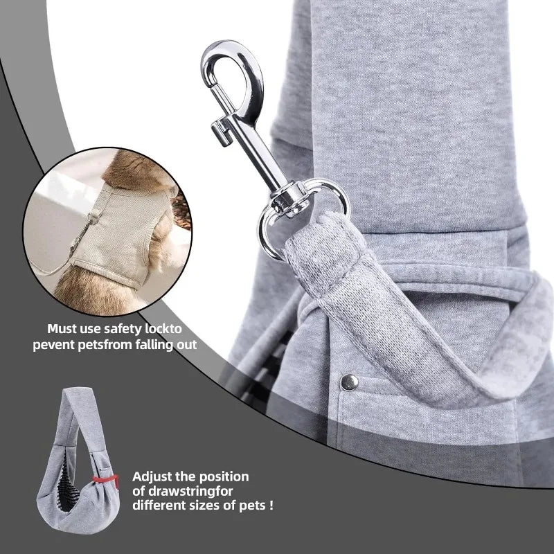 Cotton Comfortable Dog Crossbody Shoulder Bag