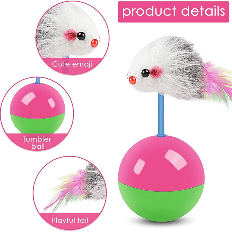 Mouse and tumbler toy
