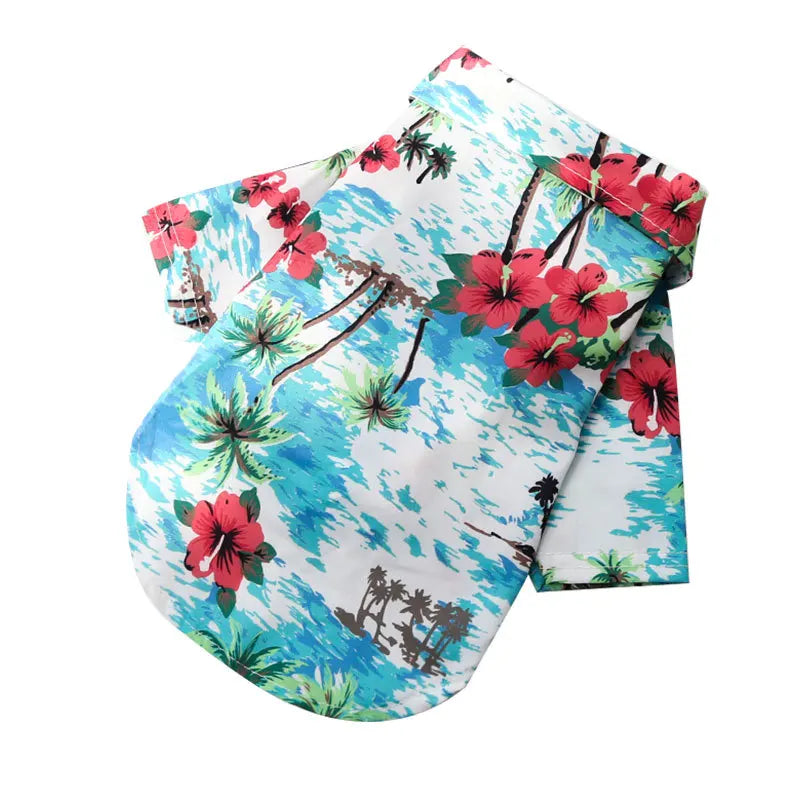 Hawaiian Beach Style Dog Shirt