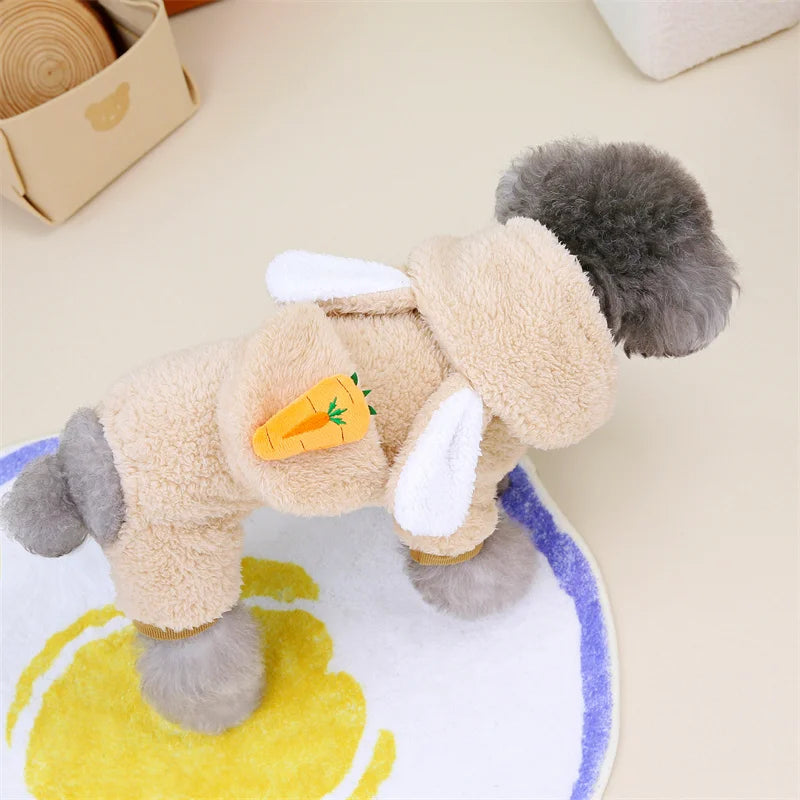 Winter Fleece Pet Dog Jumpsuit