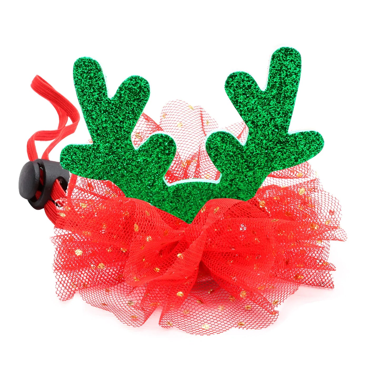 1PC Christmas Dog Caps With Elastic Bands