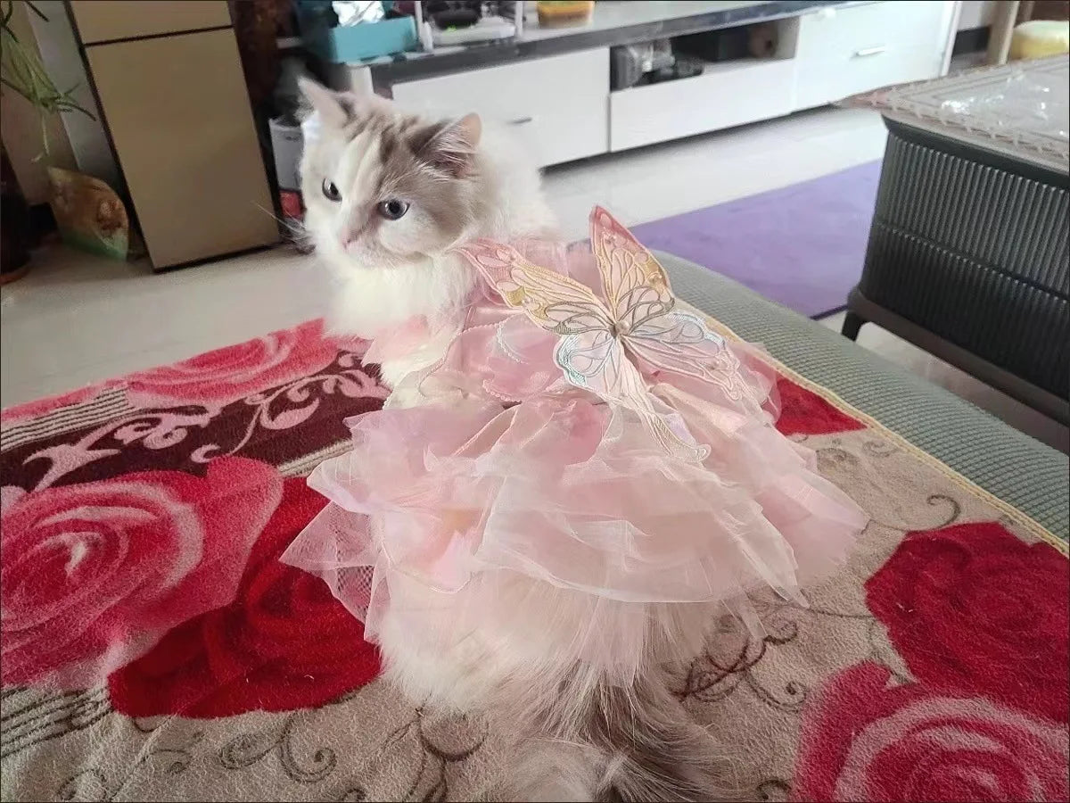 Cat Dog Princess Dress Clothes