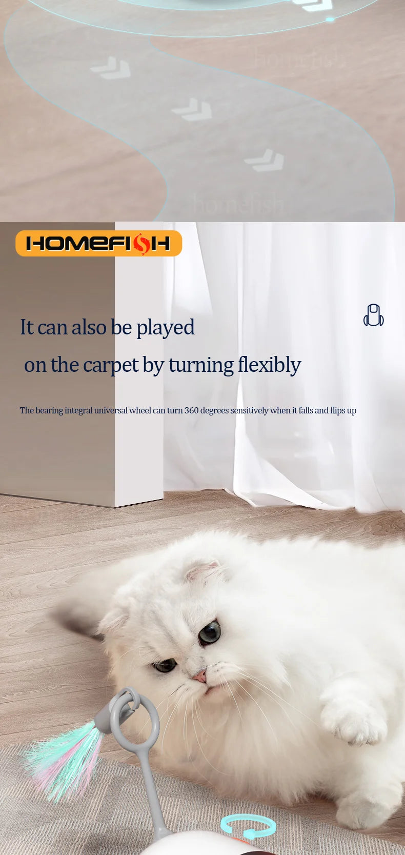 Smart Cat Toy Car for Cats Dogs