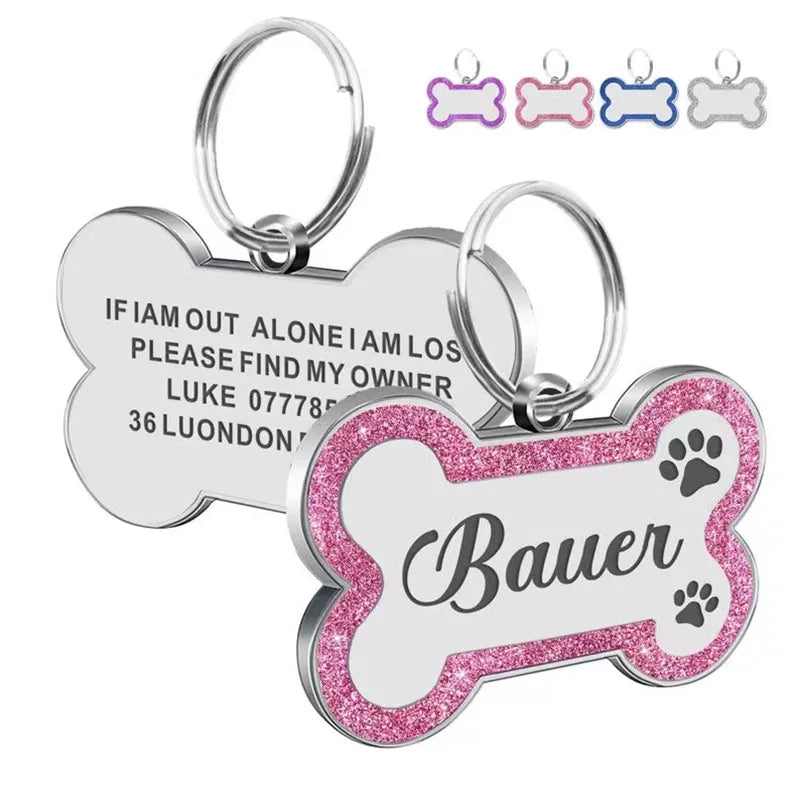 Custom Double Side Dog Cat ID Tag