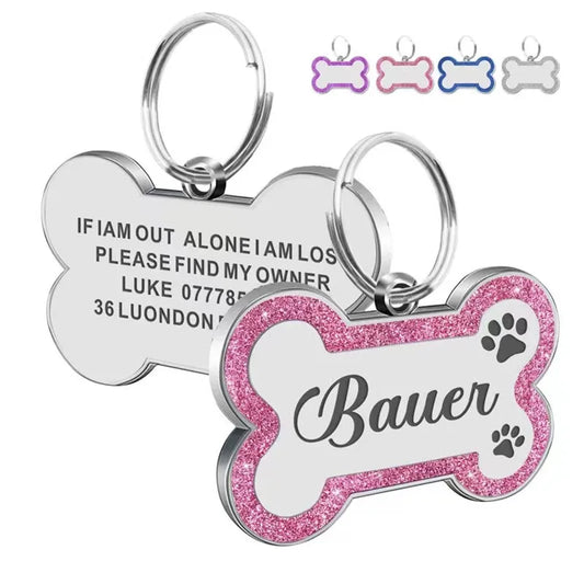 Custom Double Side Dog Cat ID Tag