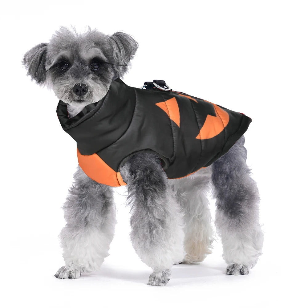 Halloween Dog Clothes Winter Warm Puppy Vest