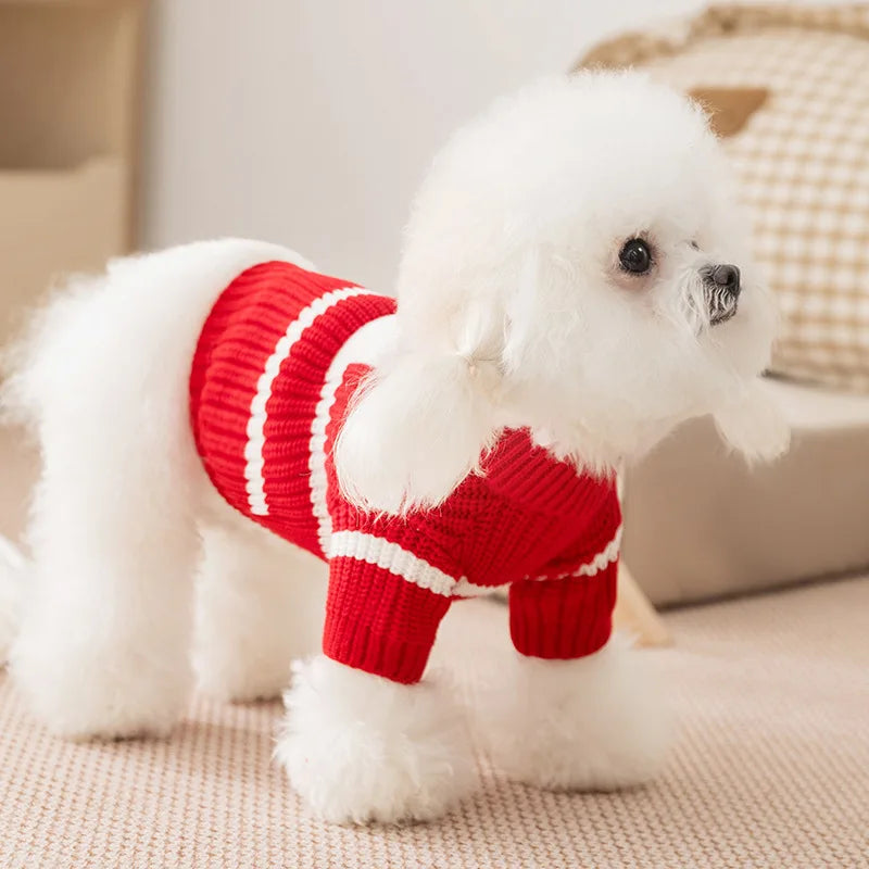 Dog Winter Clothes Cherry Dog Sweater