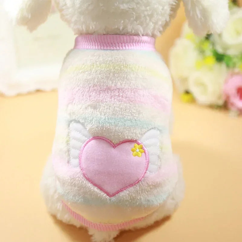 Fleece Dog Clothes Small Dog Vest  Shirt