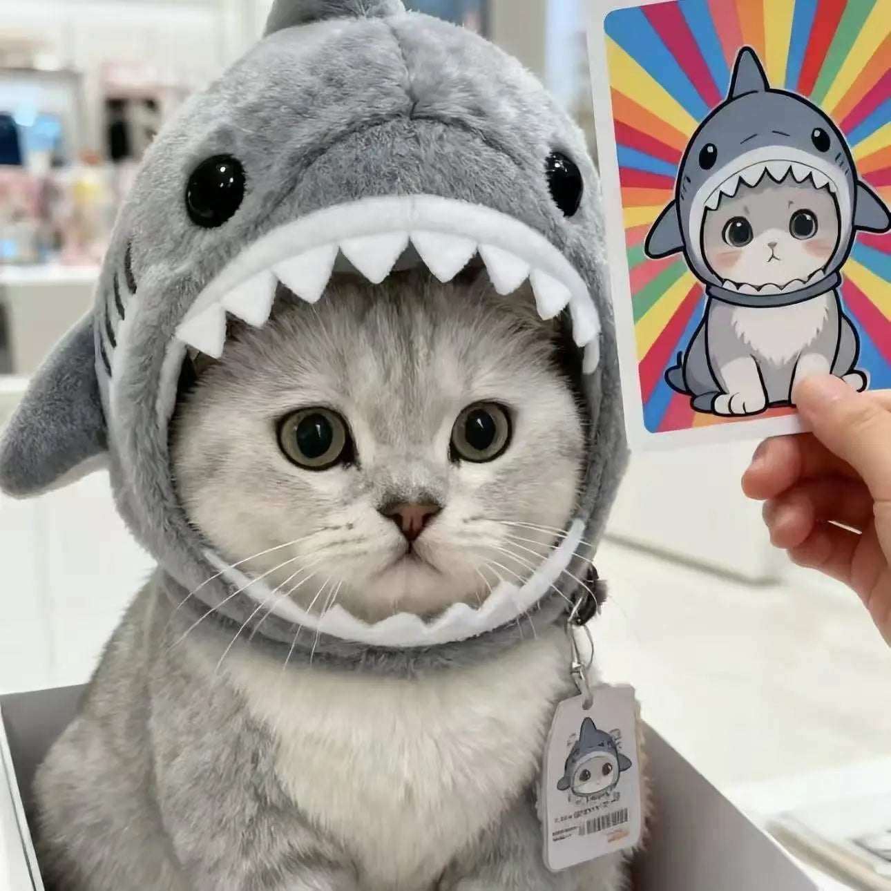 Cat headdress Shark