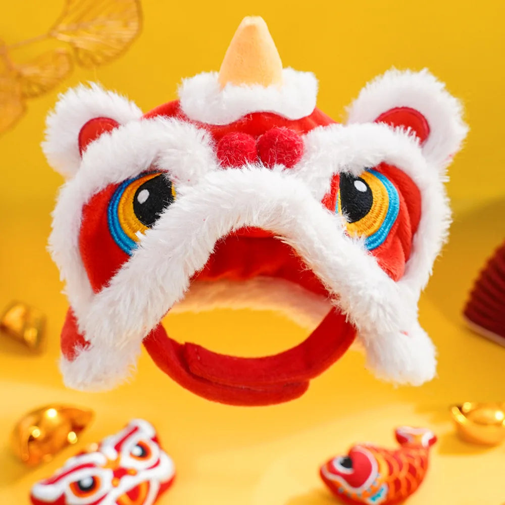 Pet New Year's Tiger or Halloween costume Hat
