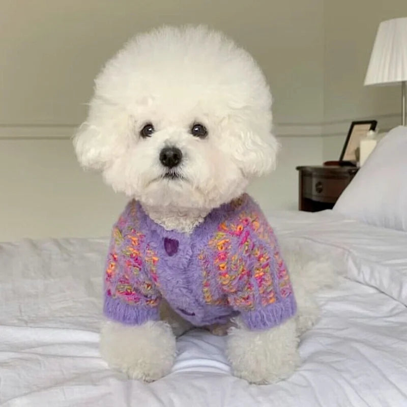 Pet Dog cardigan  Sweaters for Small Dogs