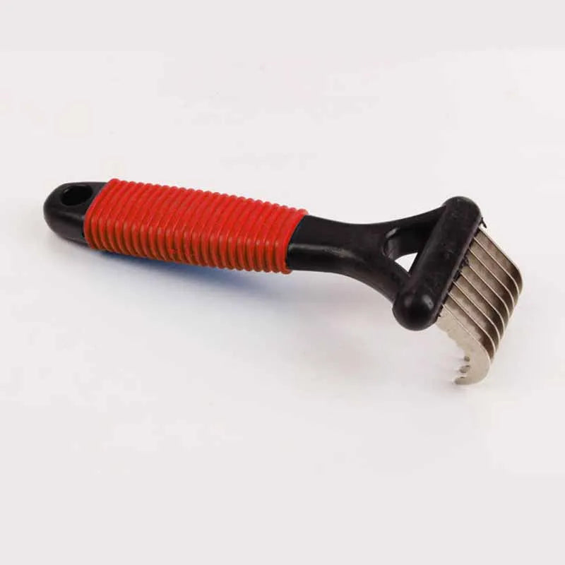 Pet Open Knot Comb Dematting Razor Rake Brush