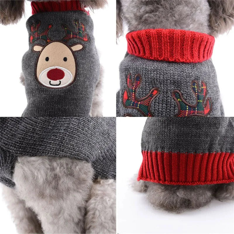 Dog Sweater Christmas Winter Warm