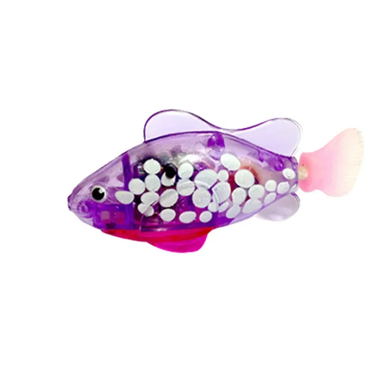 Pet Cat Toy LED Interactive Swimming Robot Fish