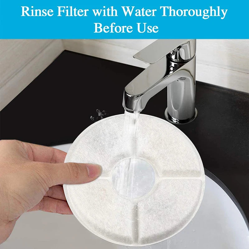 Replacement Activated Carbon Filter For Cat Water Drinking Fountain