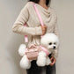 Stylish Dog Horizontal Backpack with Leash Handle