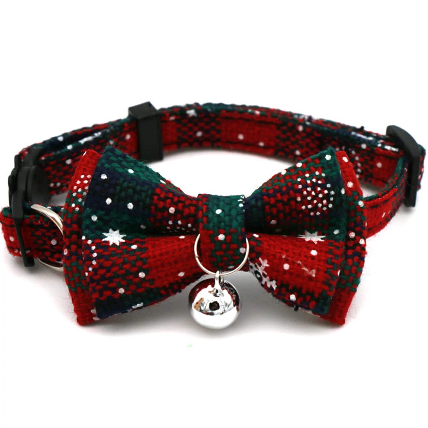 Pet Breakaway Cat Collar Bow Tie And Bell