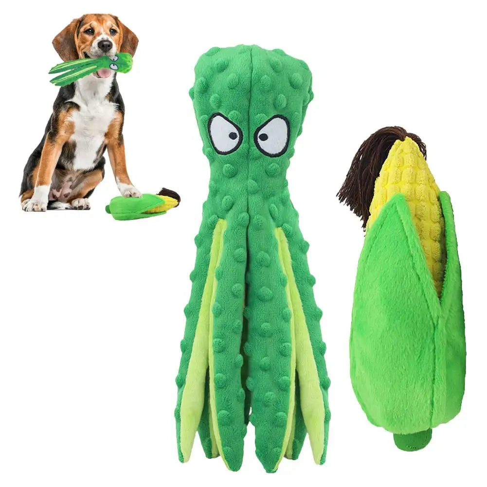 Pet Plush Toy Octopus Dog