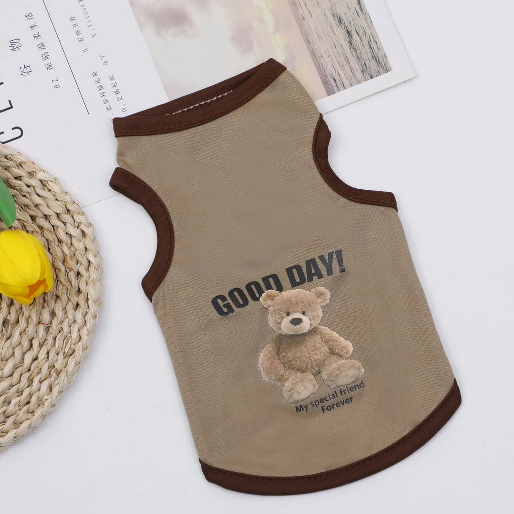 Cartoon Bear Dog Clothes