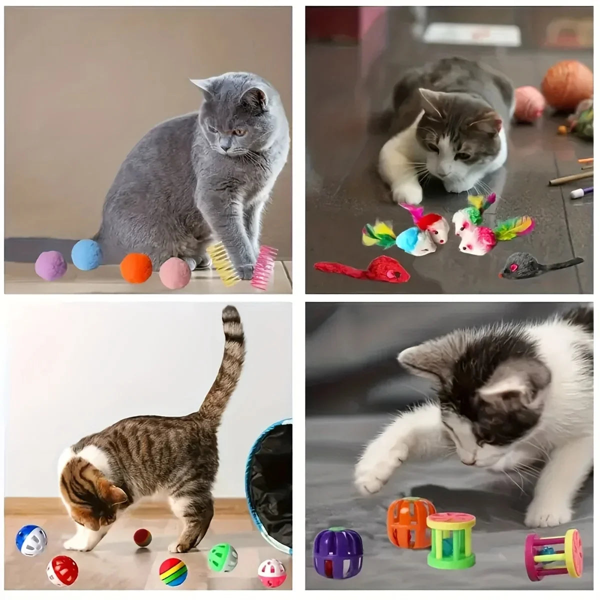56pcs/28pcs/14pcs Cat Toys