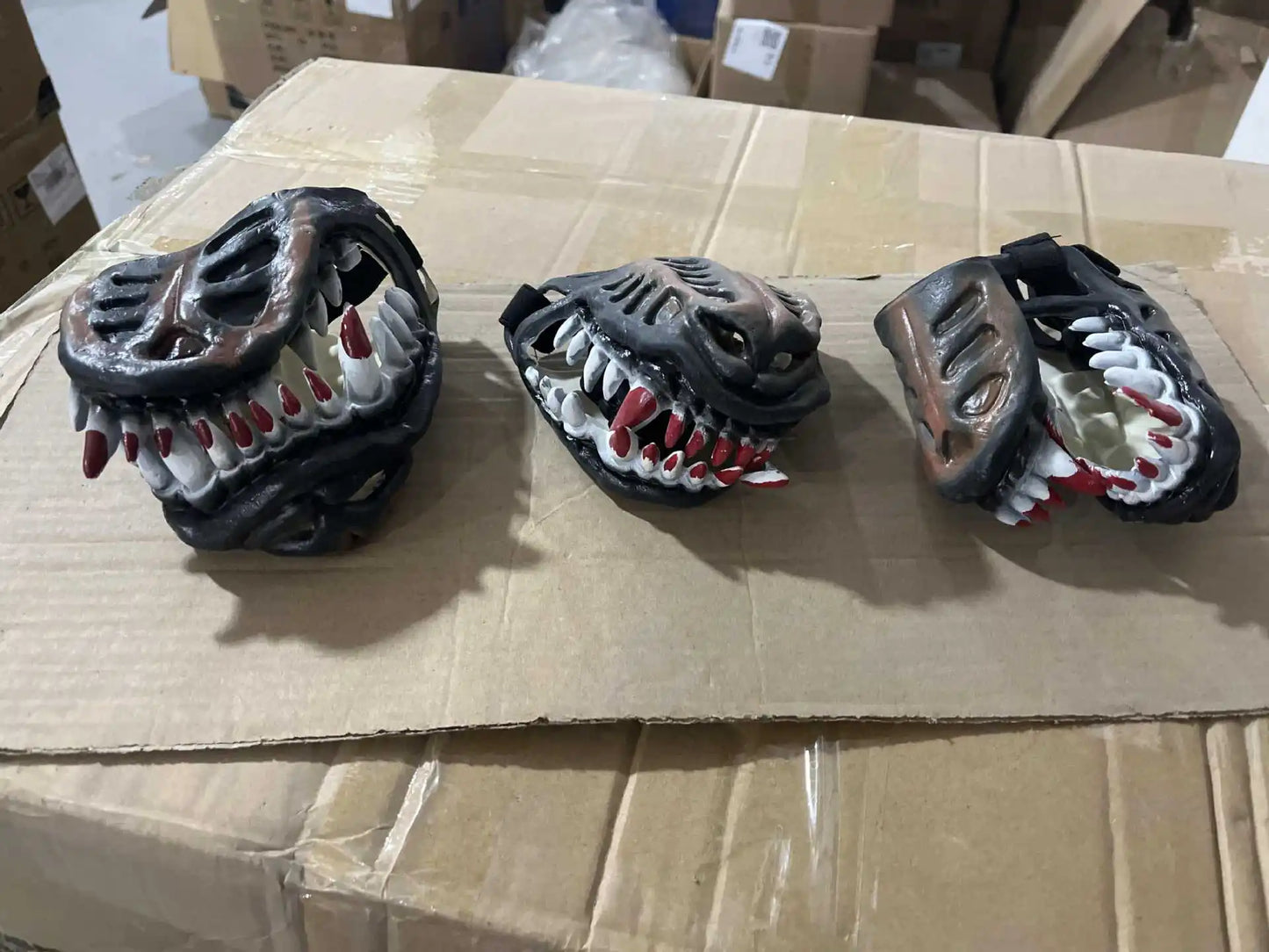 Dog Mouth Mask Padded Latex Rubber Muzzles