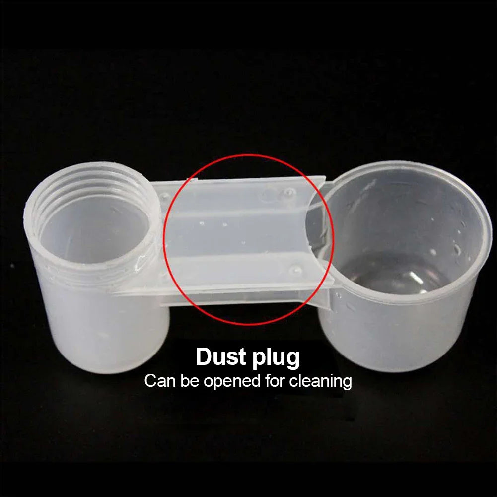 Plastic Pet Bird Drinker Feeder