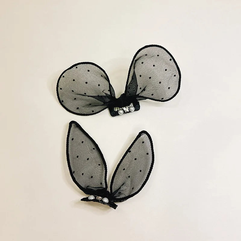 Mesh Bow Pet Headwear