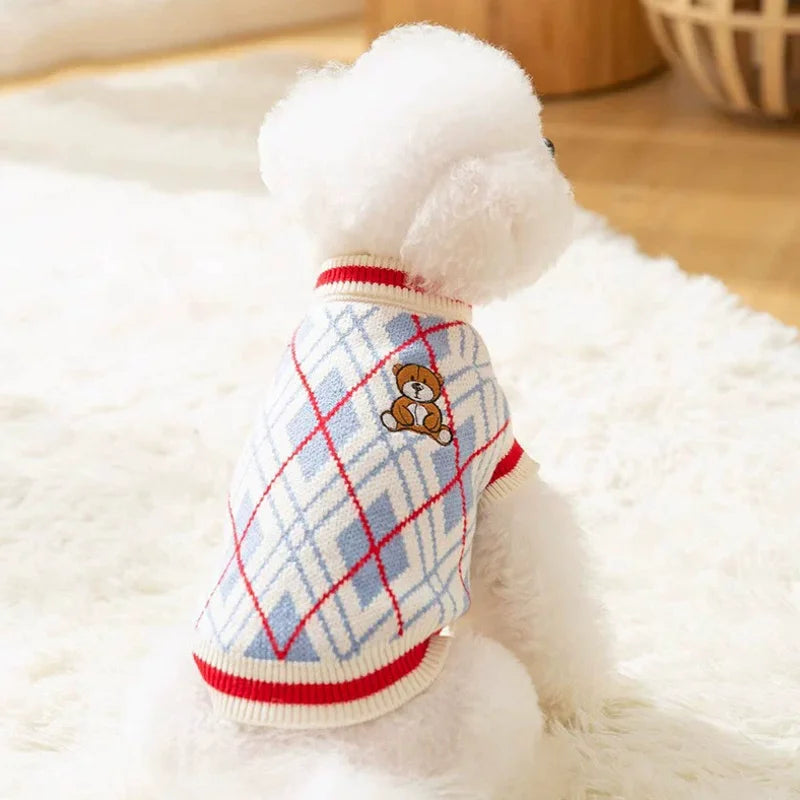 Dog Winter Clothes Cherry Dog Sweater