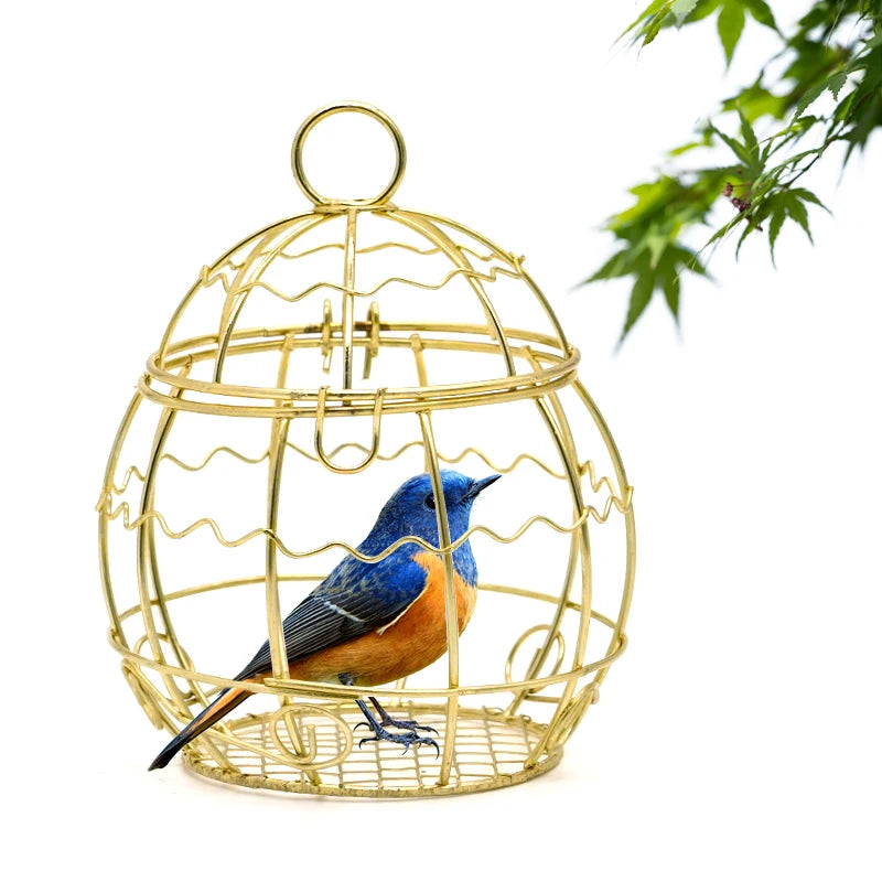 1pcs Gold Bird Cage Outdoor