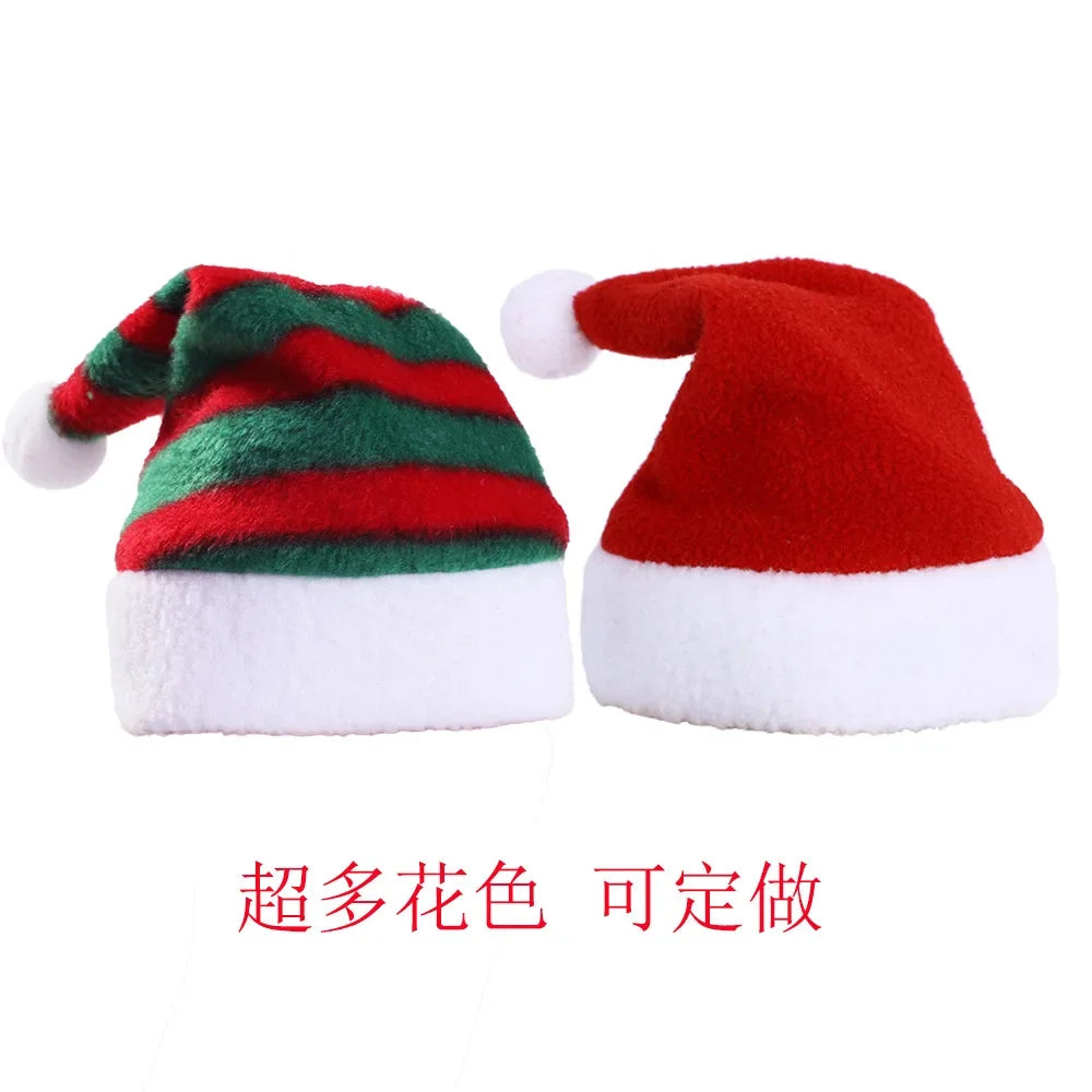 dog and cat Christmas hats