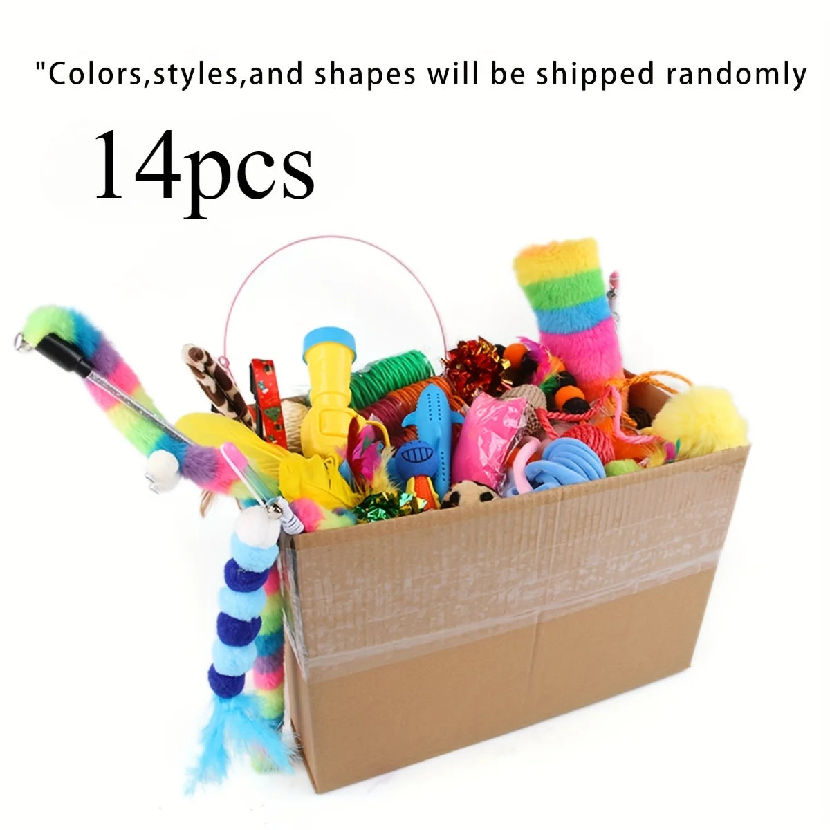 56pcs/28pcs/14pcs Cat Toys
