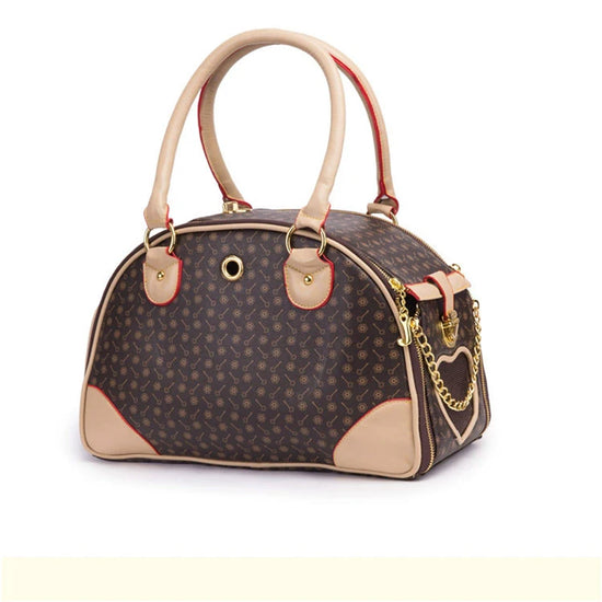 Pu Leather Small Cat Dog Carrier Bag
