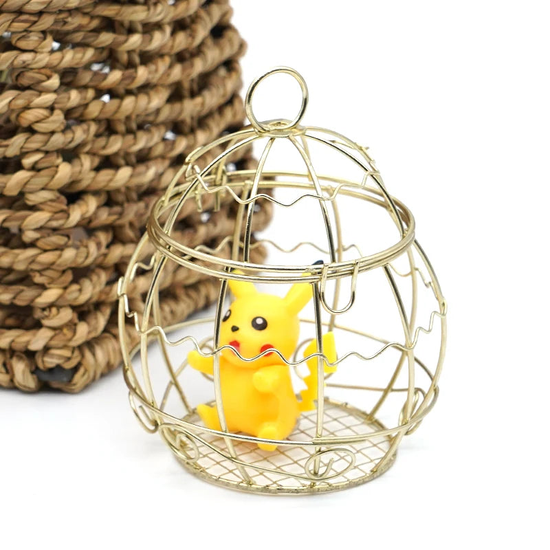 1pcs Gold Bird Cage Outdoor