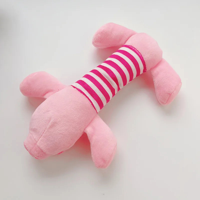 Dog Cat Fleece Toys Elephant Duck Pig Chicken