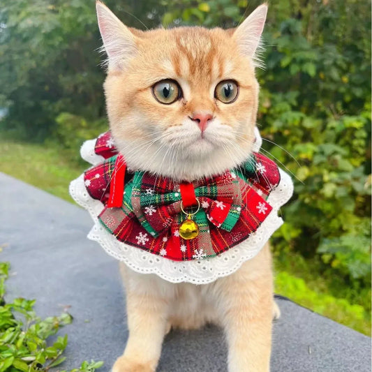 New Christmas Cat Collar with Bells