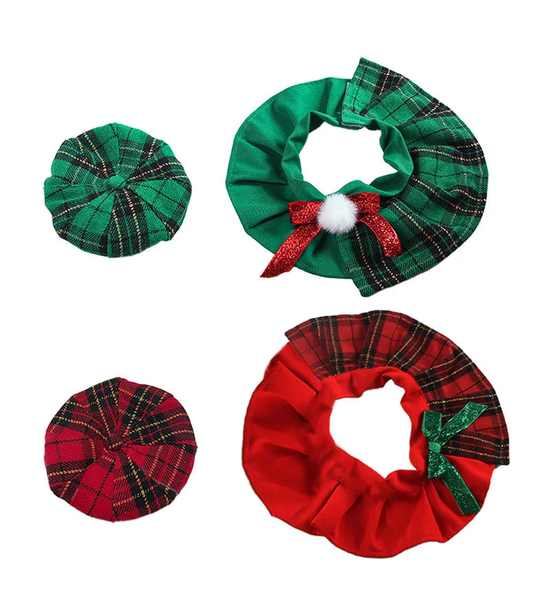 Christmas Cat Collars Hat