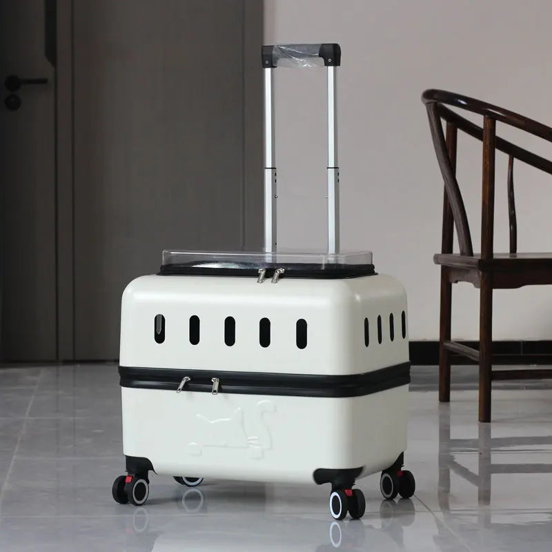 Large Pet Travel Carrier Rolling