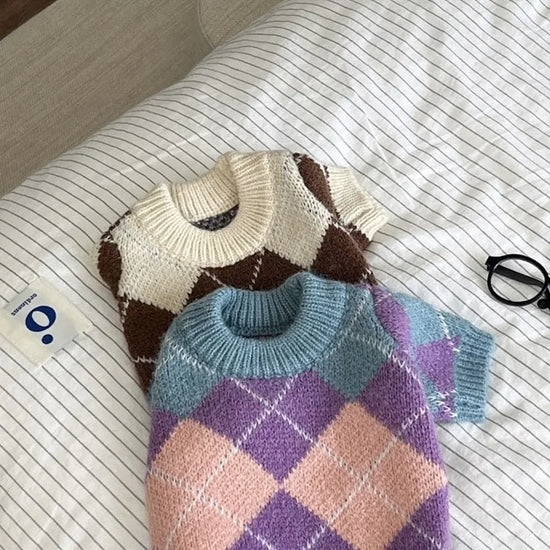Popular Checkered Dog Clothes