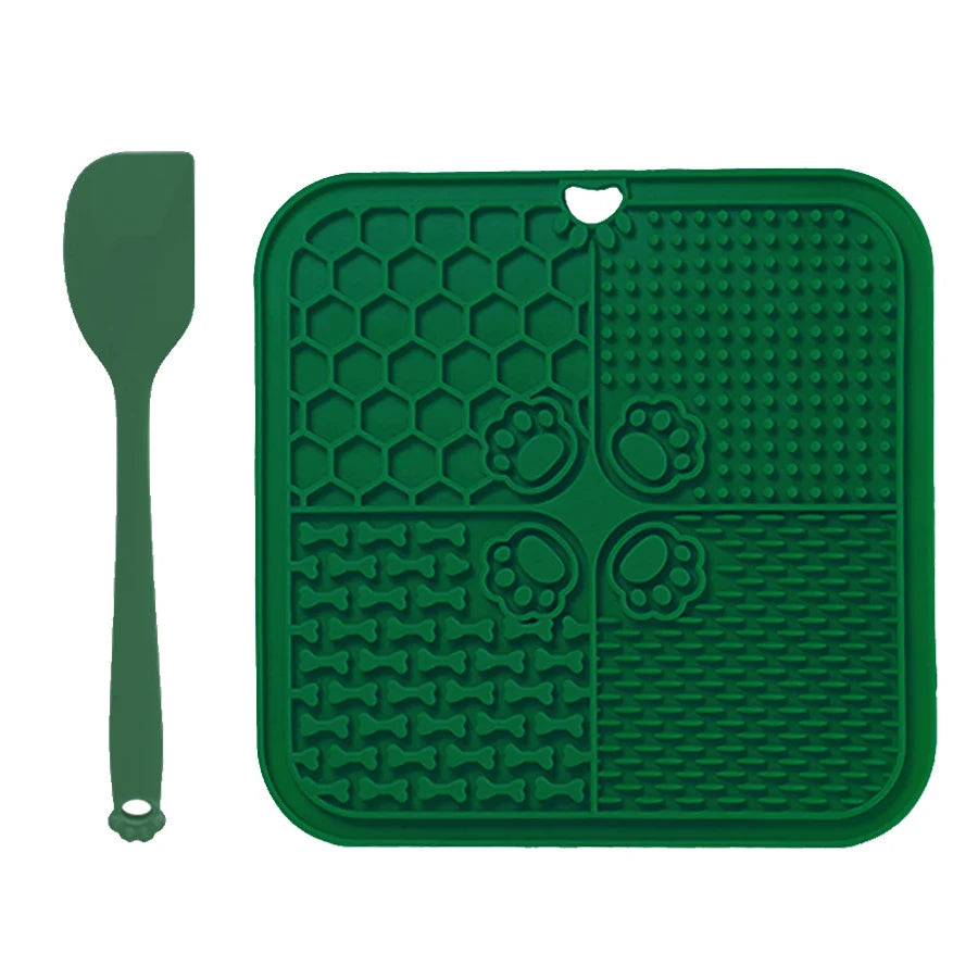 11 Colors Pet Slow Feeding Mat With Spatula